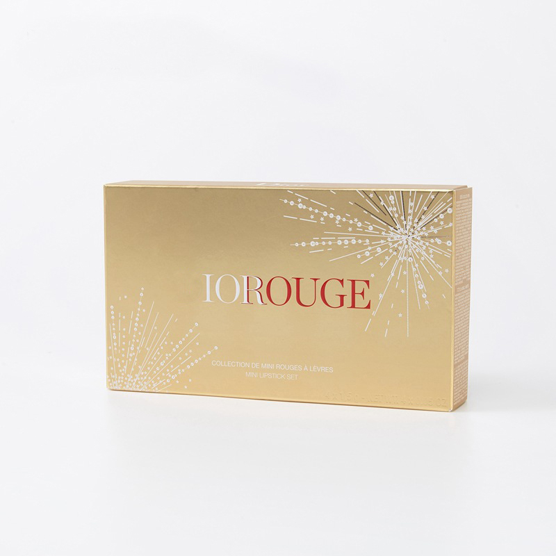 Custom Printing Metallic Silver Cardboard Paper Boxes for Lipstick Sets