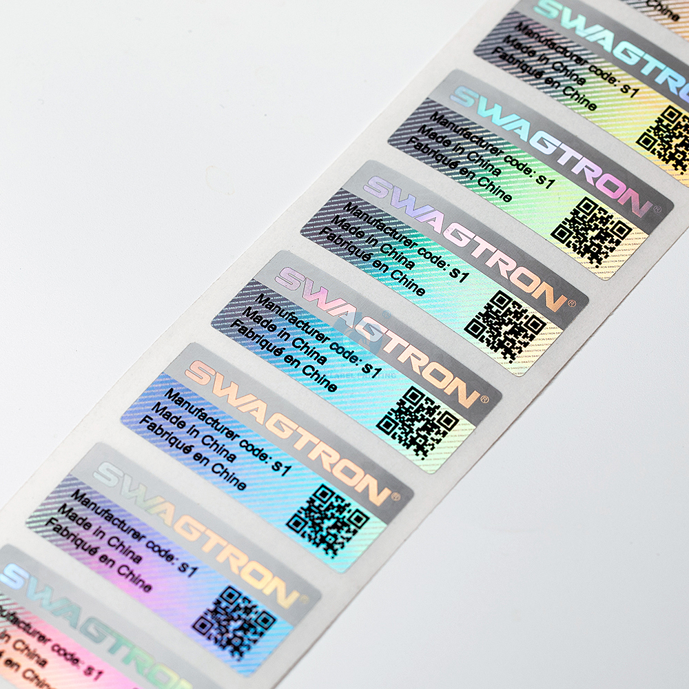 Anti-counterfeit Scratch Off Serial Number Stickers