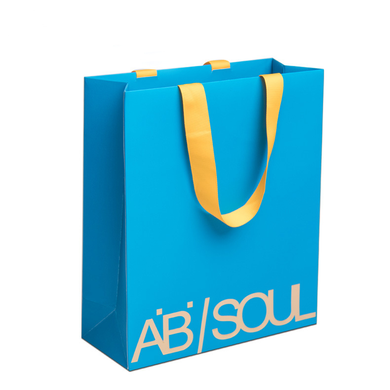 Custom Design Paper Shopping Bag For Garment