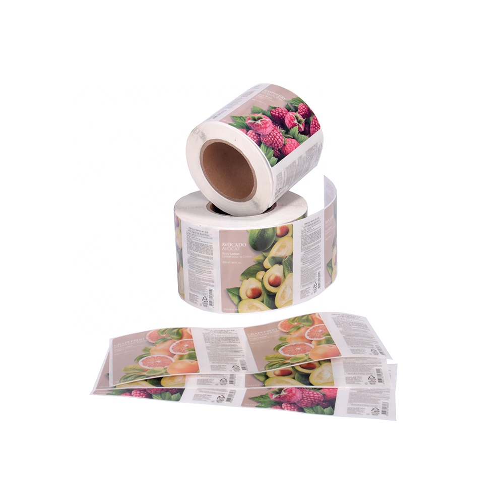 Custom Printed Roll Labels With Matte Varnishing