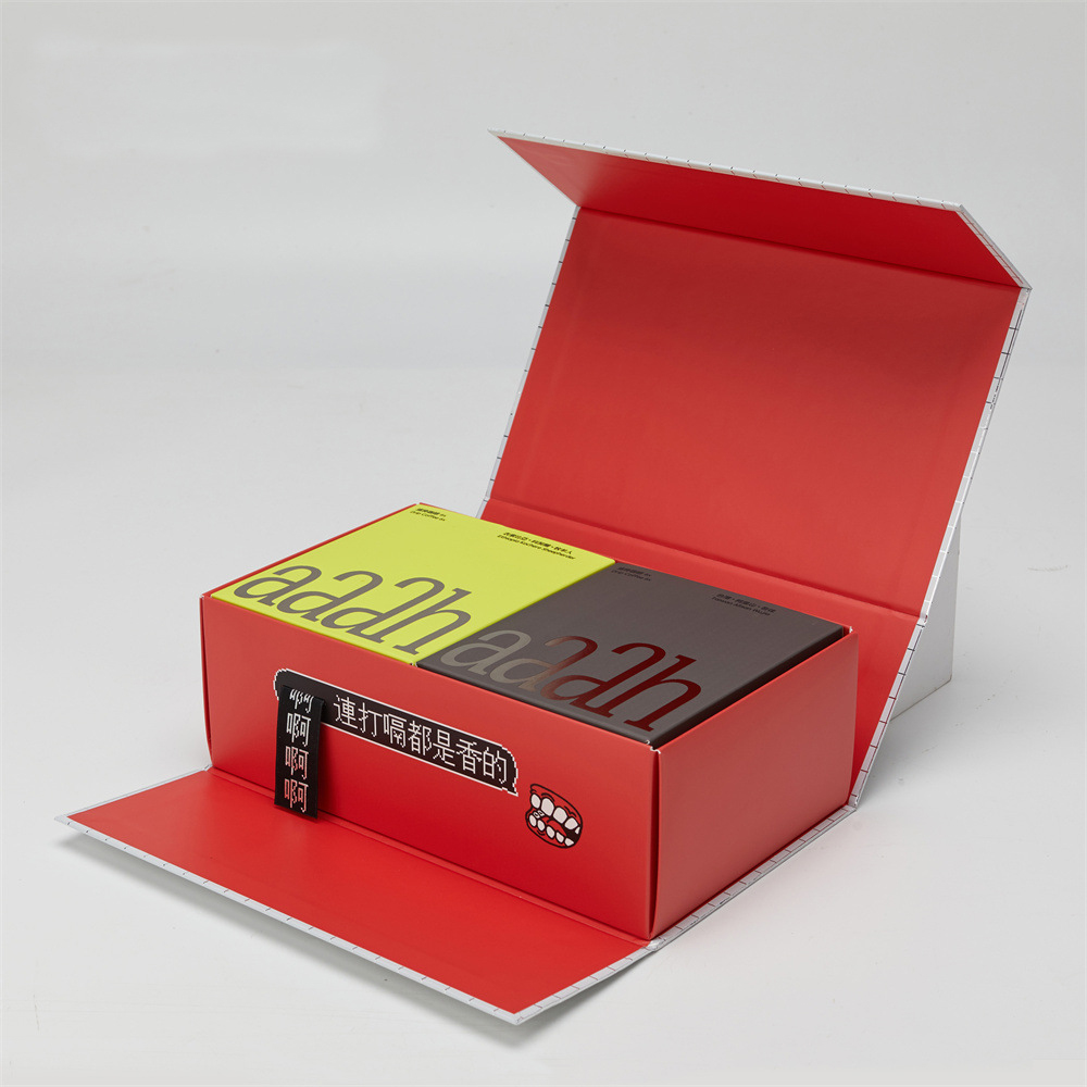 Custom Design Magnet Paper Boxes With Black Cardboard Insert