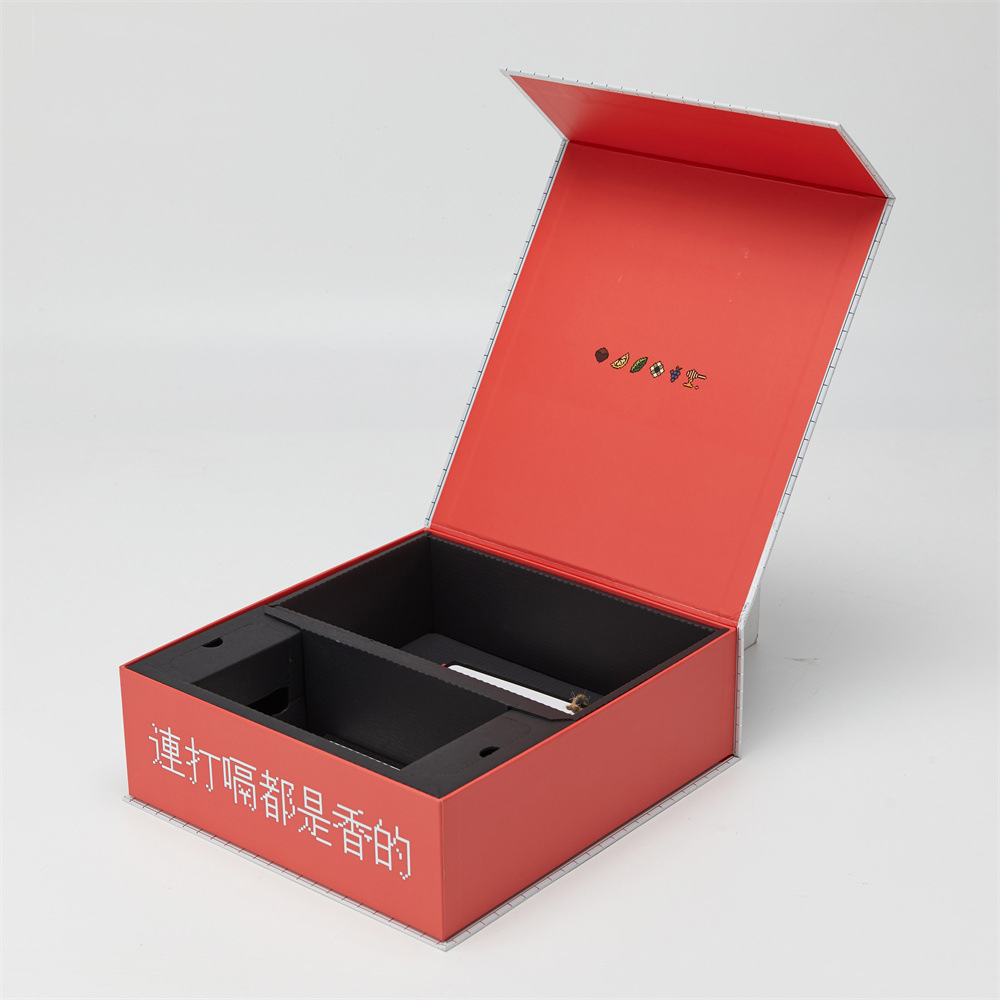 Custom Design Magnet Paper Boxes With Black Cardboard Insert