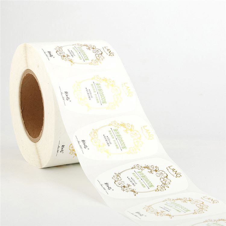 Custom Printing PE Label Sticker For Body Lotion Squeeze Bottle