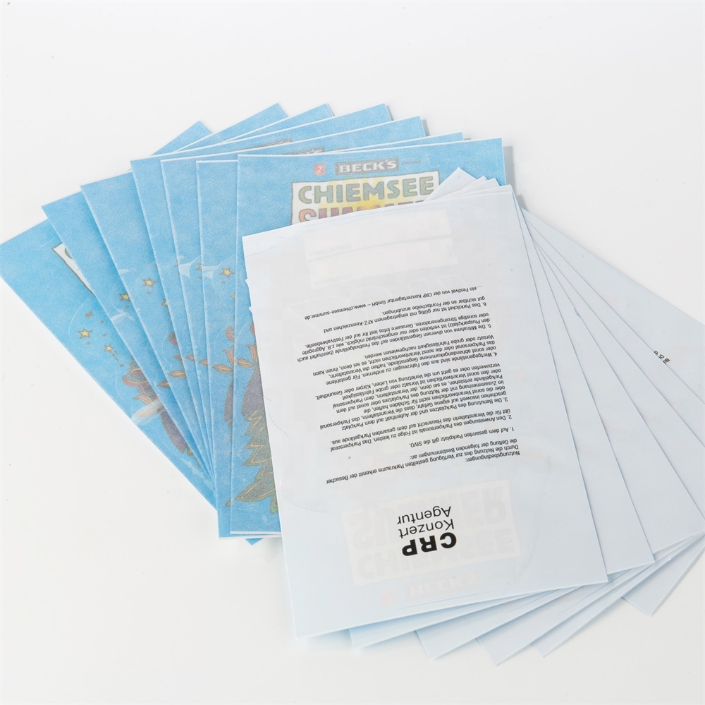 Custom Double Side Printed Warning Sticker Decal For Car Window