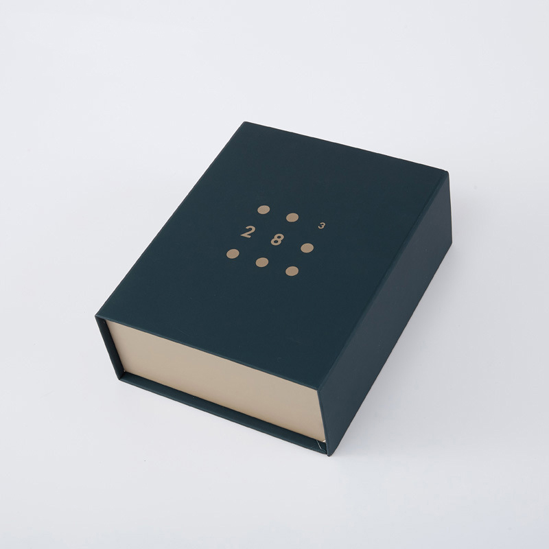 Custom Manufactured Magnetic Closure Box with Ribbon and EVA Foam Padding