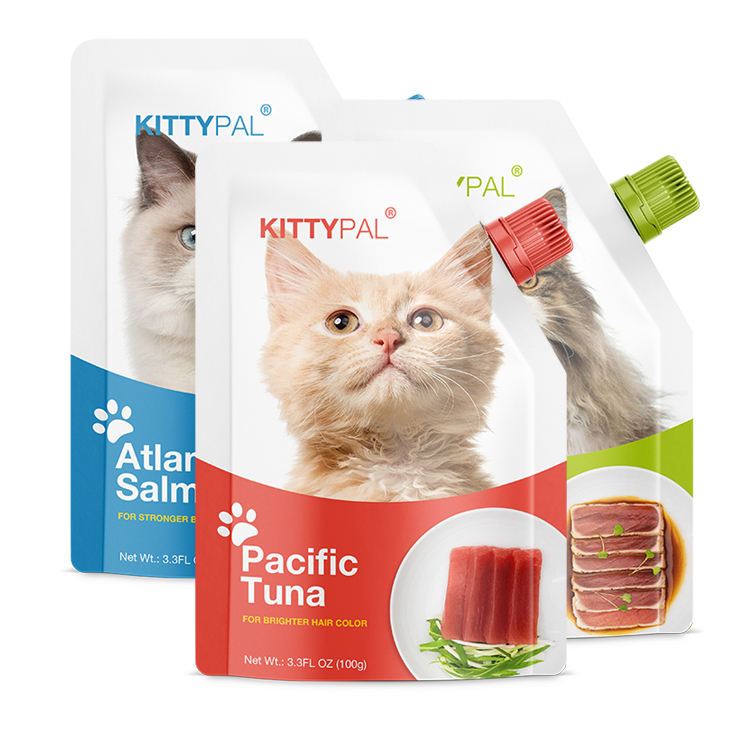 Customized Aluminum Foil Zipper  Pet Food Stand Up Pouches