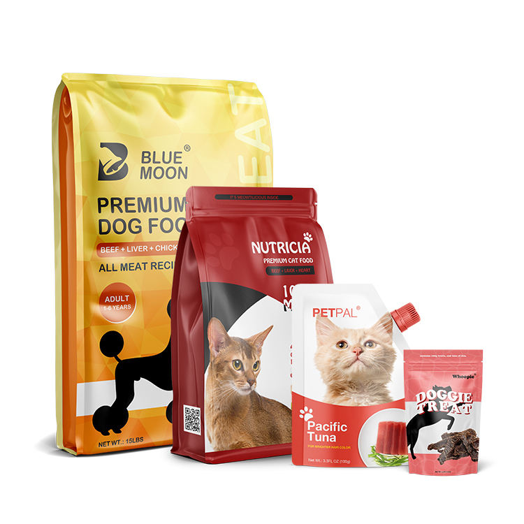 Custom Printing Aluminum Foil  Square Flat Bottom Plastic Mylar Packaging Bags