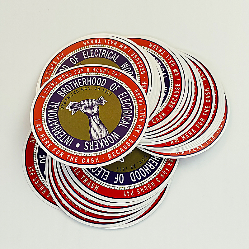 Waterproof Die Cut PVC Car Stickers