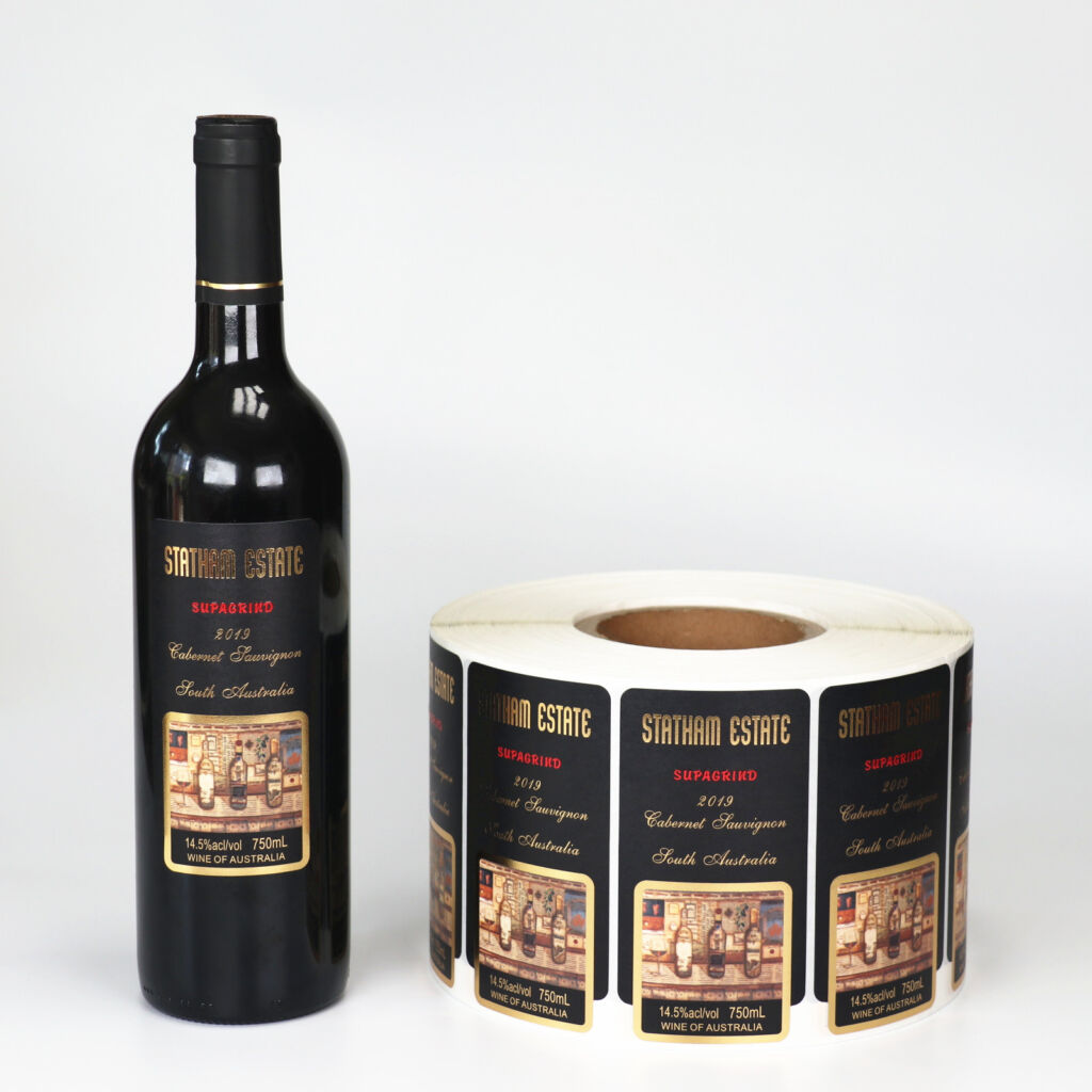 Premium Customized Design Red Wine Bottle Labels