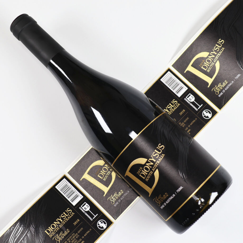 Premium Customized Design Red Wine Bottle Labels